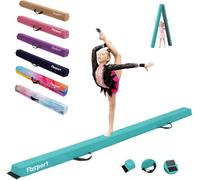 FBSPORT Poutre Gymnastique Enfant 270 cm Poutre Gym Poutre d'équilibre au Sol, Poutre de Gymnastique Pliable pour entraînement, Pratique, Sport et entraînement Professionnel à la Maison