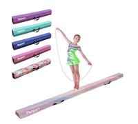 FBSPORT Poutre Gymnastique Pliable 300 cm Cuir de PU, Poutre d'équilibre Equipement d'entraînement de Gymnastique avec Fond Antidérapant pour Enfants, Débutants et Gymnastes Professionnels