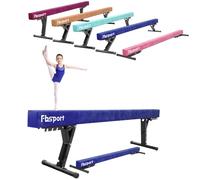 FBSPORT Poutre Gymnastique Pliable réglable 244cm, Gymnastique Poutre 5 Hauteur réglable Haute et Basse Poutre de Plancher Haute stabilité Enfants Gymnase Pratique équipement d'entraînement