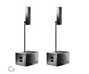 FBT Vertus CS1000 Lot de 2 haut-parleurs RMS PRO Active Line Array 1000 W