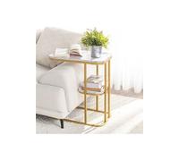 FBT110-G Table d'Appoint Moderne Bout de Canapé à Café Table Basse Table de Chevet