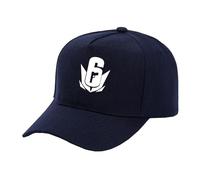 FBWZSAG Casquette De Camionneur pour Homme Et Femme Casquette De Baseball pour Rainbow Six Siege Chapeau De Papa De Fitness Uni Casquette À Pression Chapeau -Dark Blue||One Size