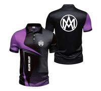 FBWZSAG Polos 3D Slim Fit pour Hommes A.s.t.o.n M.a.r.ti.n T-Shirt À Manches Courtes Et Col Vêtements Rugby Couture Demi-Manches Impression-ZiS||3X_l