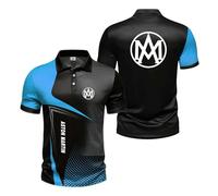 FBWZSAG Polos 3D Slim Fit pour Hommes A.s.t.o.n M.a.r.ti.n T-Shirt À Manches Courtes Et Col Vêtements Rugby Couture Demi-Manches Impression-LanS||XX_l