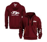 FBWZSAG Sweats À Capuche pour Hommes Hauts À Capuche pour I.s.l.e of M.a.n T..T Vêtements De Sport Unis À Imprimé Graphique Manches Longues Pulls Molletonnés -G-JiuHong||L