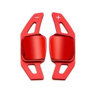 Fbxmjoa Changement Vitesse pour VW pour Golf 8 Shift Paddle | Extension palette changement volant voiture aluminium, pour Passat pour Tiguan pour Atlas(Red)