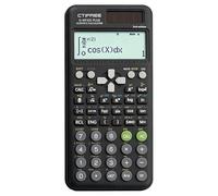 FC-991ES Plus-2 Calculatrice scientifique avec 417 fonctions 10 + 2 chiffres calculatrice technique portable pour fournitures scolaires étudiants, enseignants, bureau, maison (noir)
