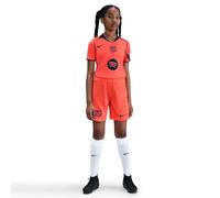 FC Barcelona 2025/26 Stadium Third Nike Dri-Fit Total 90 Réplique du Short de Football, pour Enfants Plus âgés, Mangue Vif/Bleu Nuit/Bleu Marine, HM4130-854, Taille L