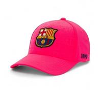 FC Barcelona Casquette de baseball officielle rose fluo avec blason du club année 1899 réglable pour fans de football