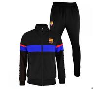 FC Barcelona - Ensemble junior sweat à capuche et pantalon noir 8 ans (100% polyester) 10 ans