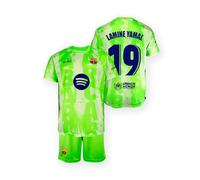 FC Barcelona Ensemble maillot et pantalon 3e EQ 2024/25 - Réplique licence officielle - Dos 16 Lamine YAMAL - Taille enfant 10 ans
