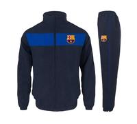 FC Barcelona Officiel - Lot Veste et Pantalon de survêtement thème Football - garçon - Bleu Reflex - 10-11 Ans