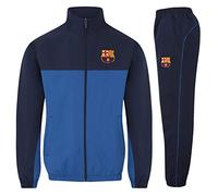 FC Barcelona Officiel - Lot Veste et Pantalon de survêtement thème Football - garçon - Bleu Reflex - 6-7 Ans