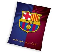 FC Barcelona plaid couverture polaire 150x200 cm Fleece Blanket idée déco Champions Club Football Fc Barcelone