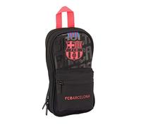 FC Barcelona SAFTA - F.c. Oficial Neceser Con 4 Estuches Trousses, 23 cm, 1.4 liters, Bleu (Azul)