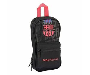 FC Barcelona SAFTA - F.c. Oficial Neceser Con 4 Estuches Trousses, 23 cm, 1.4 liters, Bleu (Azul)