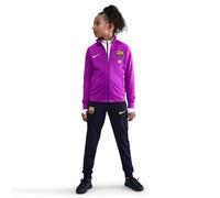 FC Barcelona Strike Nike Dri-Fit HJ8027-552 Survêtement de football en tricot pour enfants plus âgés, violet vif/Midwest Gold, taille S