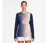 FC Barcelona Strike Third Nike Dri-FIT Total 90 Haut de Football pré-Match avec col Rond pour Femme HM3412