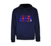 FC Barcelona Sweat à capuche (Hoodie BARÇA Flag) - Réplique sous licence pour adulte Taille M, bleu, M