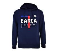 FC Barcelona - Sweat à Capuche Officiel Text Barça, Unisexe, XXL