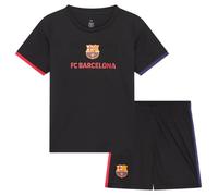 FC Barcelona Tenue D'Extérieur pour Enfants - Saison 2024/2025 - Taille 116 à 164 - Maillot de Football et Short de Football - Garçons et Filles