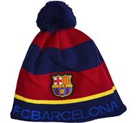 FC Barcelone Bonnet Pompon Barca - Collection Officielle Supporter Barcelona - Football Liga Espagne