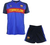 Fc Barcelone Ensemble Maillot + Short Barça - Collection Officielle Taille Enfant 12 Ans