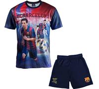 Fc Barcelone Ensemble Maillot + Short Barça - Lionel Messi - Collection Officielle Taille Enfant garçon 14 Ans