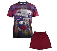 Fc Barcelone Ensemble Maillot + Short Barça - Lionel Messi - Collection Officielle Taille Enfant garçon