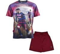 Fc Barcelone Ensemble Maillot + Short Barça - Neymar Jr - Collection Officielle Taille Enfant