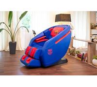 FC Barcelone Fauteuil de massage 3D officiel du FC Barcelone avec écran LCD couleur I gravité zéro I Thermothérapie Réflexologie plantaire Bluetooth et verrouillage enfant