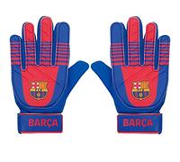FC Barcelone Officiel - Gants de Gardien de But - Football - pour Enfant - Bleu BARÇA - Ados - 10-16 Ans