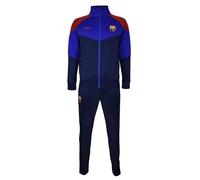 FC Barcelone - Survêtement officiel Barça Triangle - Adulte - Taille S - 95 % polyester, 5 % élasthanne