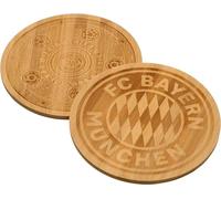 FC Bayern 30978 Planche à goûter Rekordmeister ronde, 2 pièces