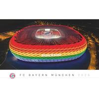 FC Bayern München Calendrier mural 2025 - Calendrier de football - Calendrier pour fans - 60 x 50 cm - Sport