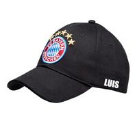FC Bayern München Casquette pour enfant - Personnalisable avec nom - Casquette de baseball pour garçon, [03] Noir, taille unique