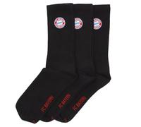 FC Bayern München Crew Socks Lot de 3 paires de chaussettes, Noir , 39-42