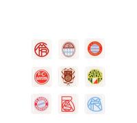 FC Bayern München I Magnet Lot de 10 125 ans I Blanc