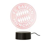 FC Bayern München Logo LED | Veilleuse | Lampe | Rouge