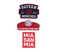 FC Bayern Écussons lot de 3 - Rouge