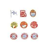 FC Bayern Lot de 9 pin's Box Logos - Rouge