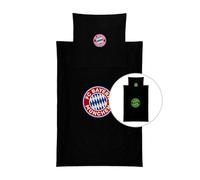 FC Bayern München Parure de lit réversible - Glow in The Dark - Arena - 135 x 200 cm