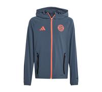 FC BAYERN MÜNCHEN Veste de sport 'Away 25-26' graphite / orange fluo / noir, Taille M