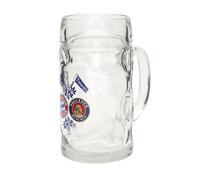 FC Bayern Munich verre pinte 1L avec logo - original Paulaner beer stein