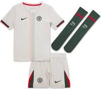 FC Chelsea 2025/26 Stadium Away Nike Réplique 3 pièces Maillot de football pour jeunes enfants, Phantom/Speed Red/Galactic Jade, HJ5616-031, M