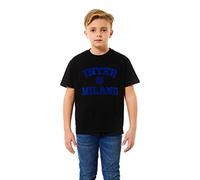 FC Internazionale Milano S.p.A. T-Shirt pour Enfants et Adolescents, Nero, 10 Ans