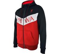 FC Liverpool LFC - YNWA Homme Sweat-Shirt zippé à Capuche Multicolore L