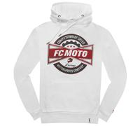 FC-Moto FCM-Fan Capuche, blanc, taille 2XL pour homme