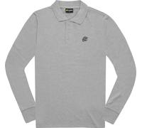 FC-Moto Long Run Polo Chemise Longsleeve, gris, taille S pour homme