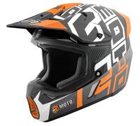 FC-Moto Merkur Flex Casque de motocross, noir-blanc-rouge, taille M pour homme
